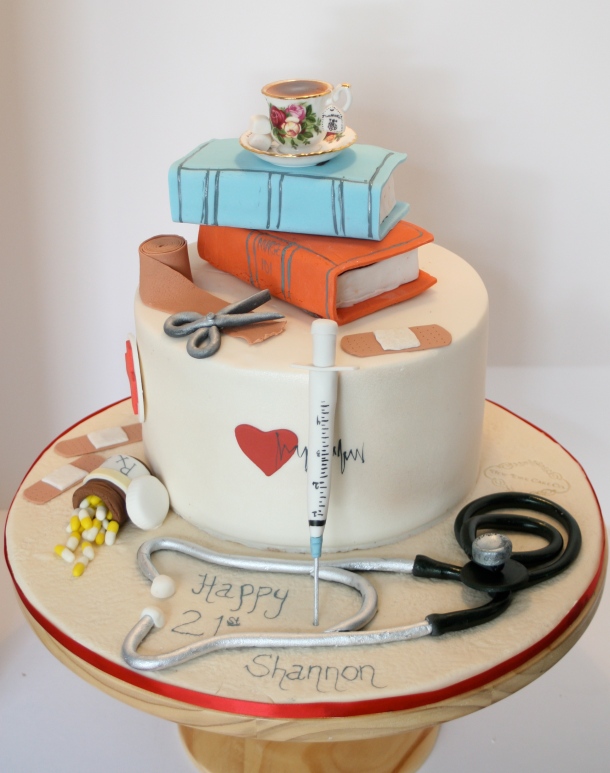 Nurse themed cake